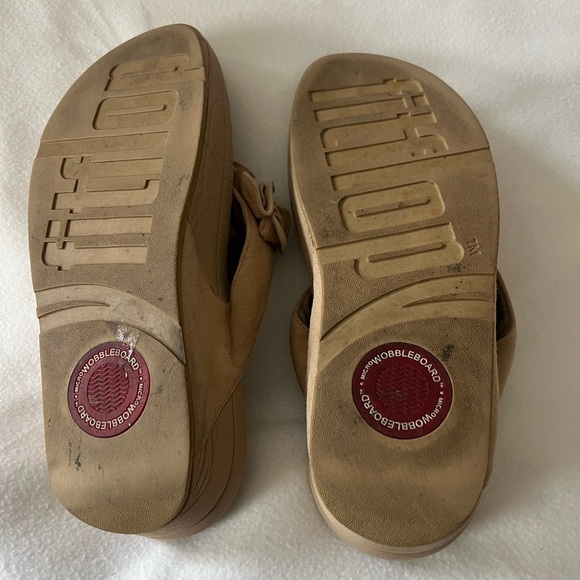 Fitflop Tan Ruffle Sandals - Picture 7 of 8